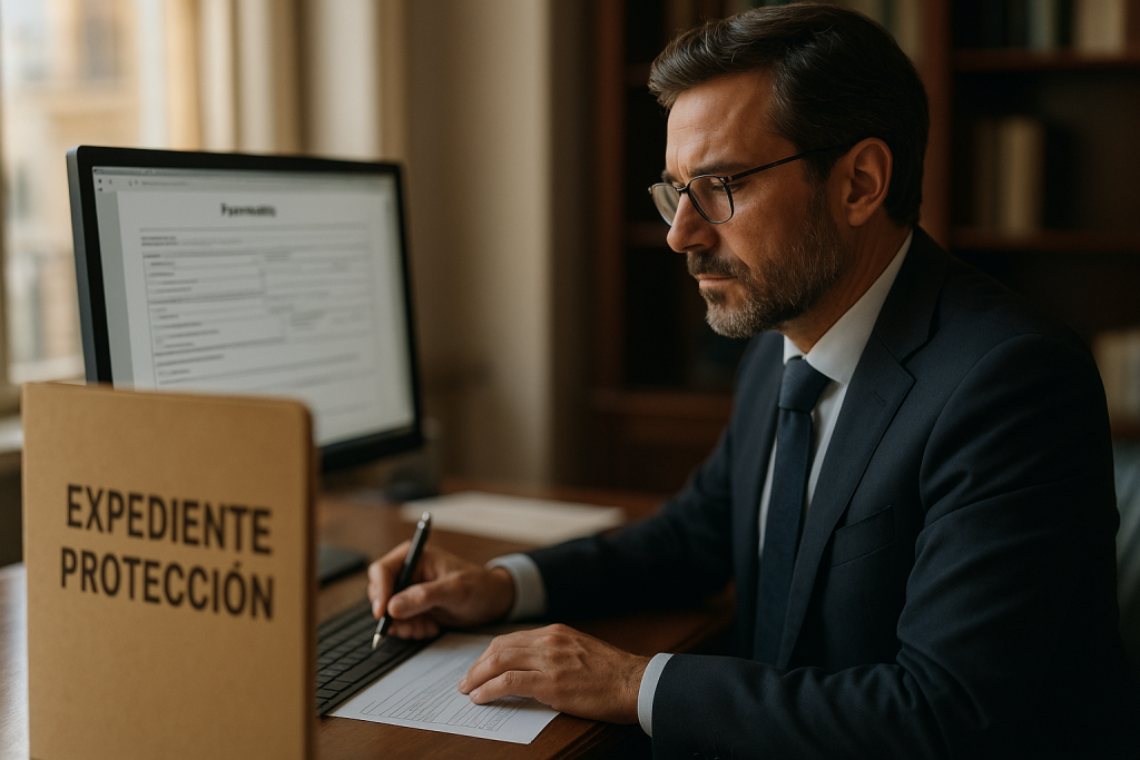 Abogado tramitando residencia para menor no acompañado