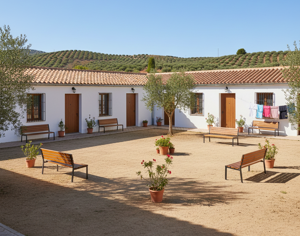 Alojamiento digno para trabajadores temporeros en campo de Andalucía