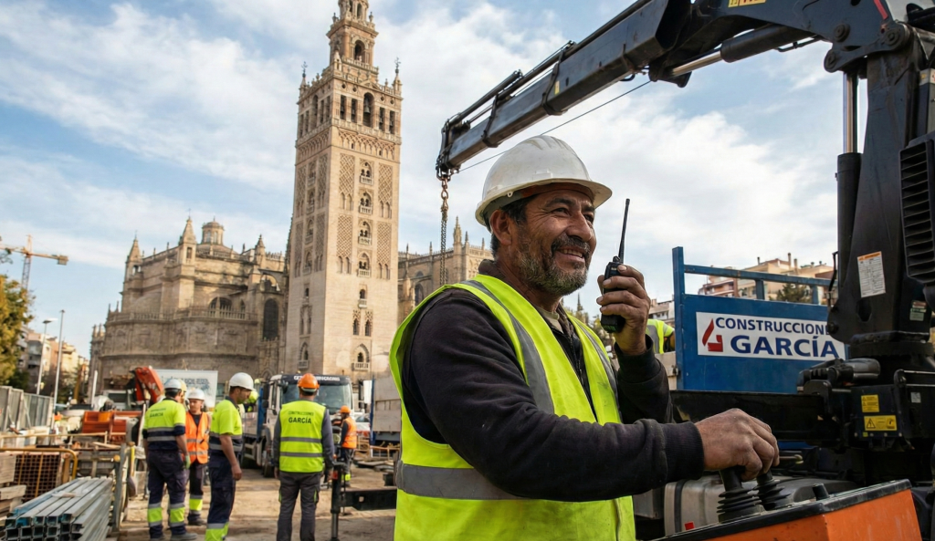 Extranjero trabajando en Sevilla
