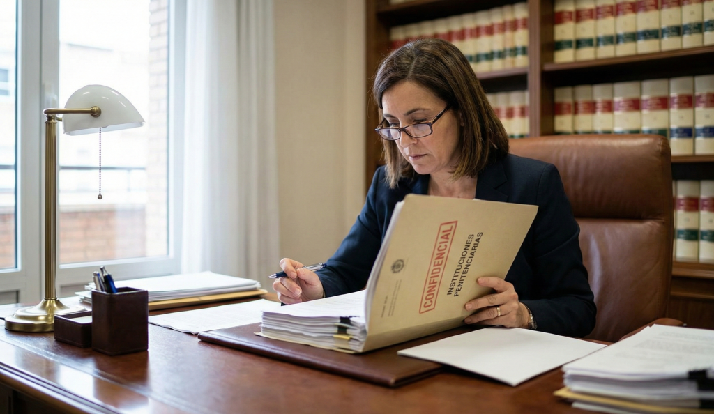 Revisión de informe de instituciones penitenciarias para permiso de trabajo extranjero