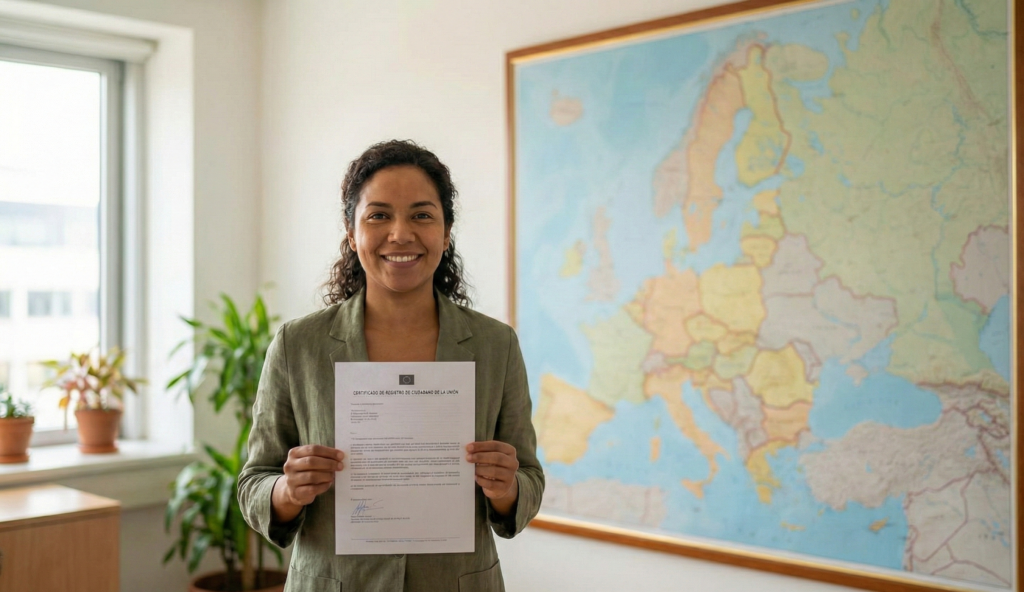 Concesión de residencia de larga duración UE permitiendo movilidad en Europa