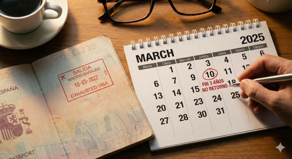 Verificación de fechas de fin de compromiso de no retorno voluntario España