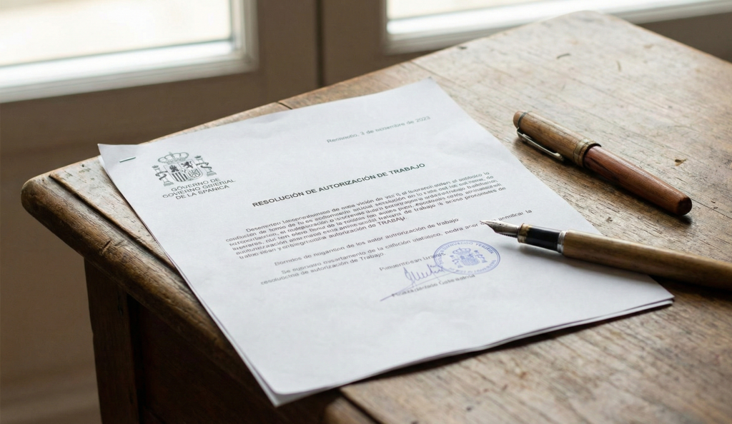 Resolución favorable de autorización de trabajo para extranjeros penados