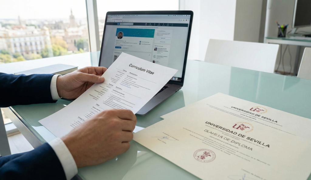 Revisión de titulación universitaria y experiencia para visado Ley de Emprendedores