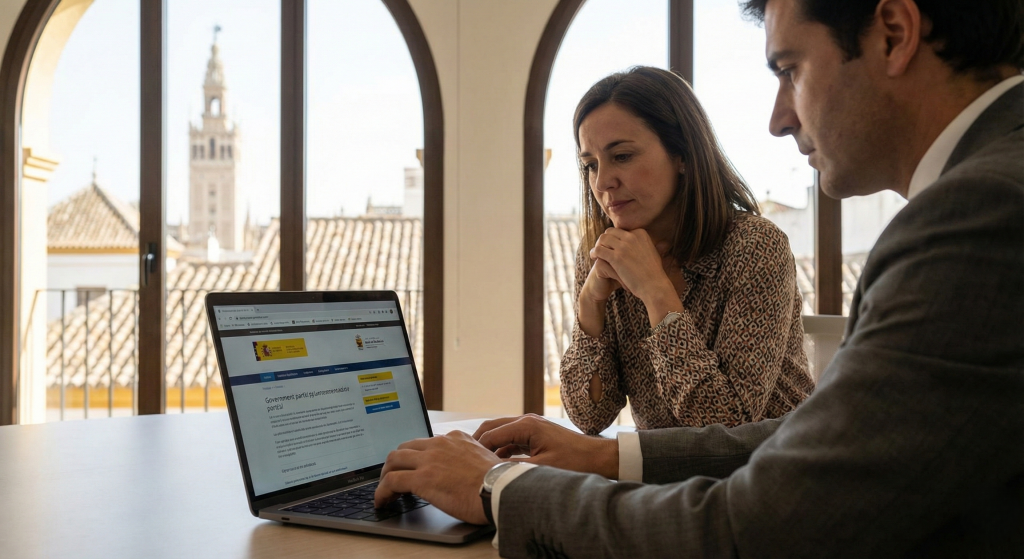 Presentación telemática de arraigo para la formación en extranjería Sevilla.