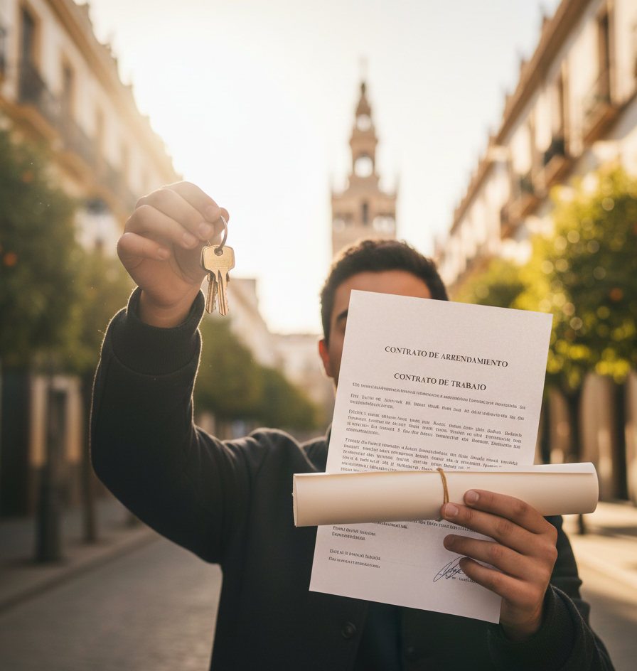Joven extutelado con contrato de alquiler y trabajo