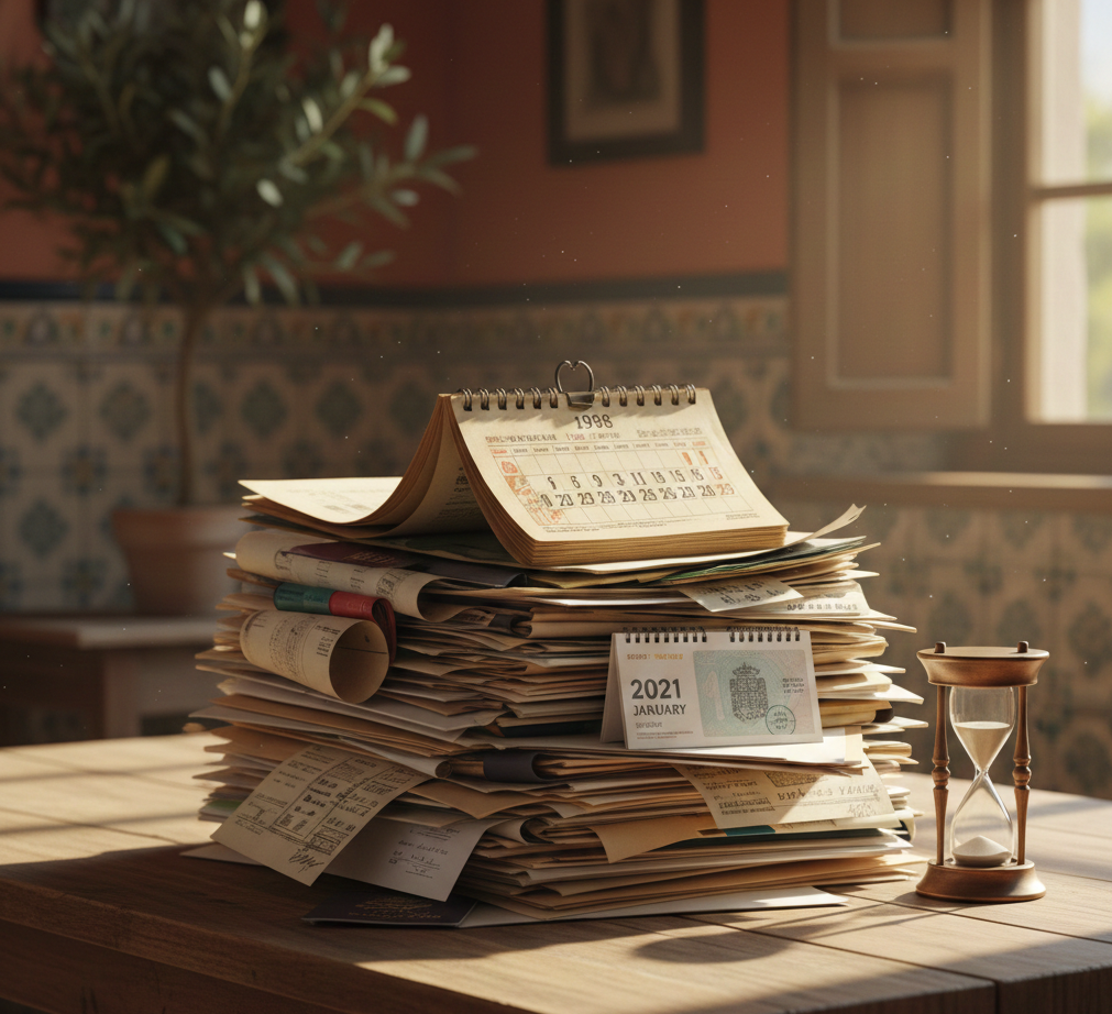 Documentos para demostrar 2 años de estancia de menor en España