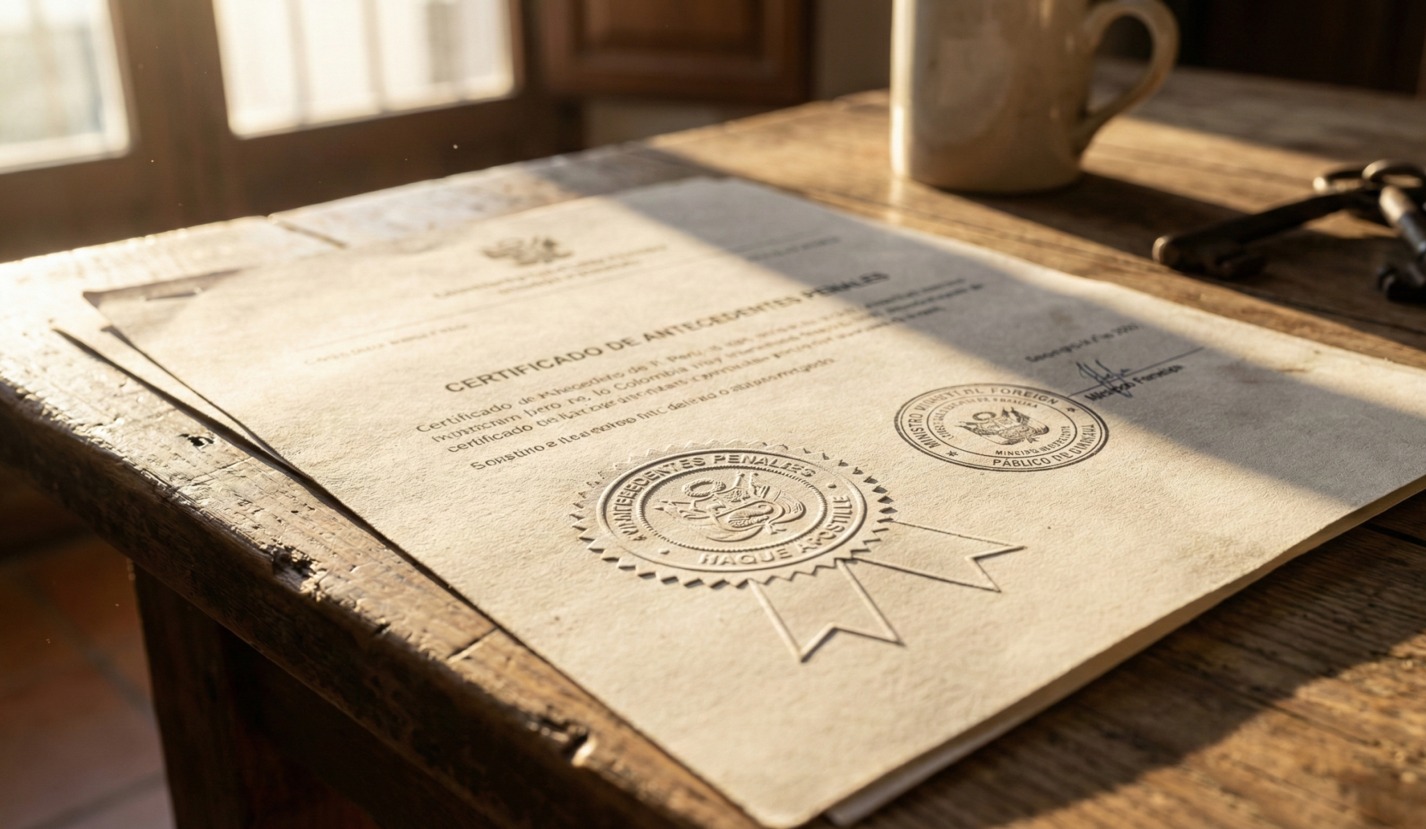 Certificado de antecedentes penales apostillado para recuperar residencia España