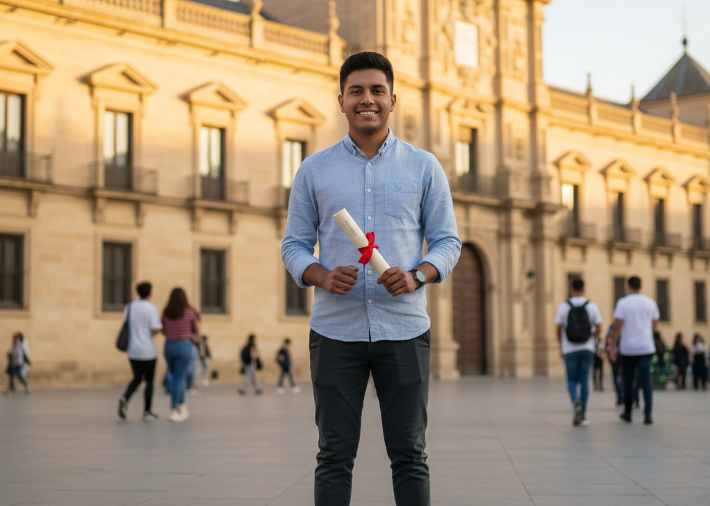 Graduado universitario en Sevilla con título apto para modificar permiso