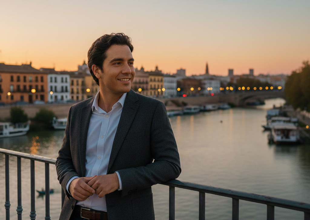 Residente extranjero disfrutando de estancia indefinida en Triana Sevilla