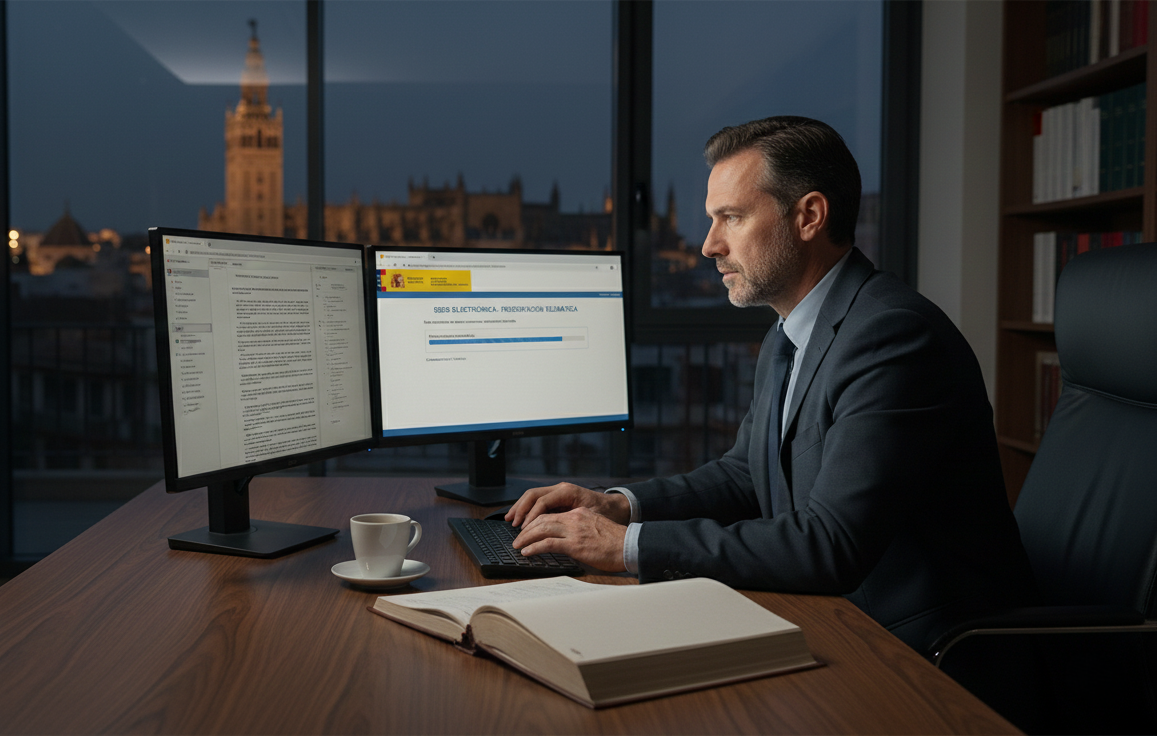 Trámite telemático de modificación de residencia en oficina de extranjería Sevilla