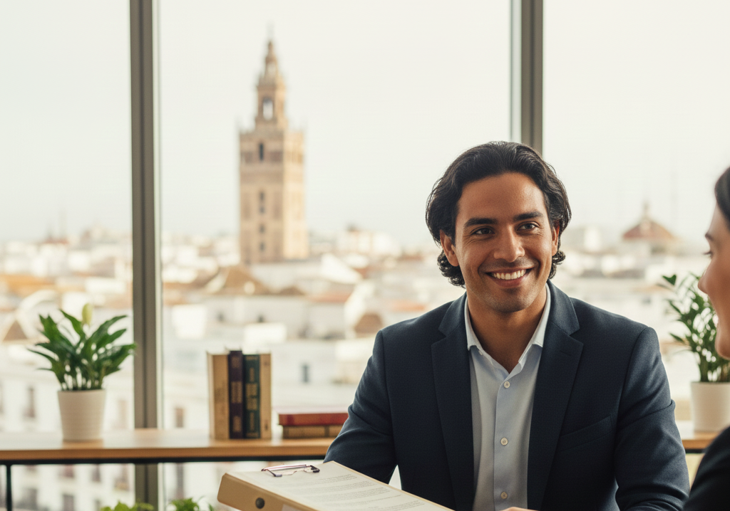 Presentación de solicitud residencia larga duración en oficina de Sevilla