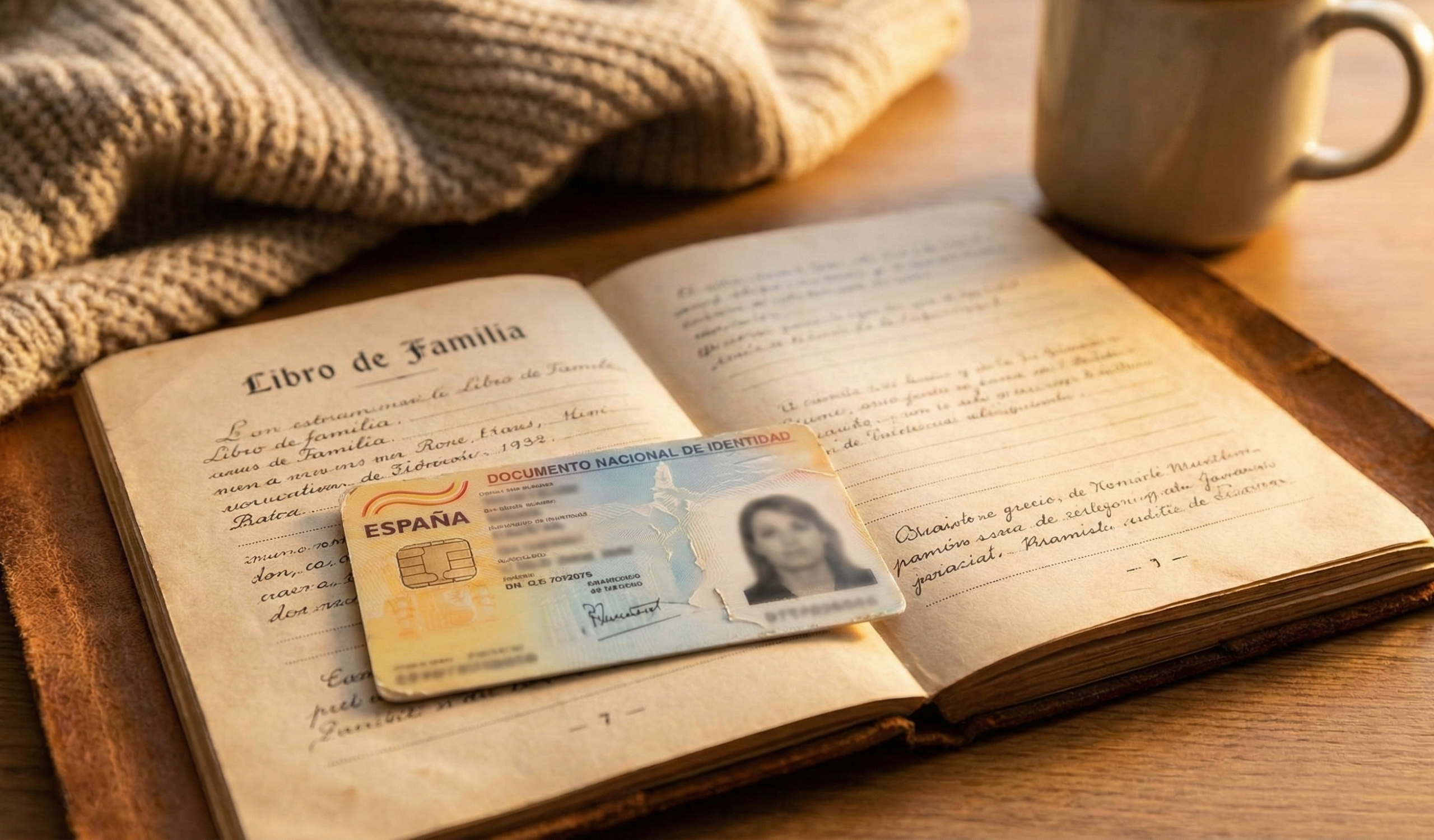 Certificado matrimonio y DNI para residencia familiares ciudadanos españoles