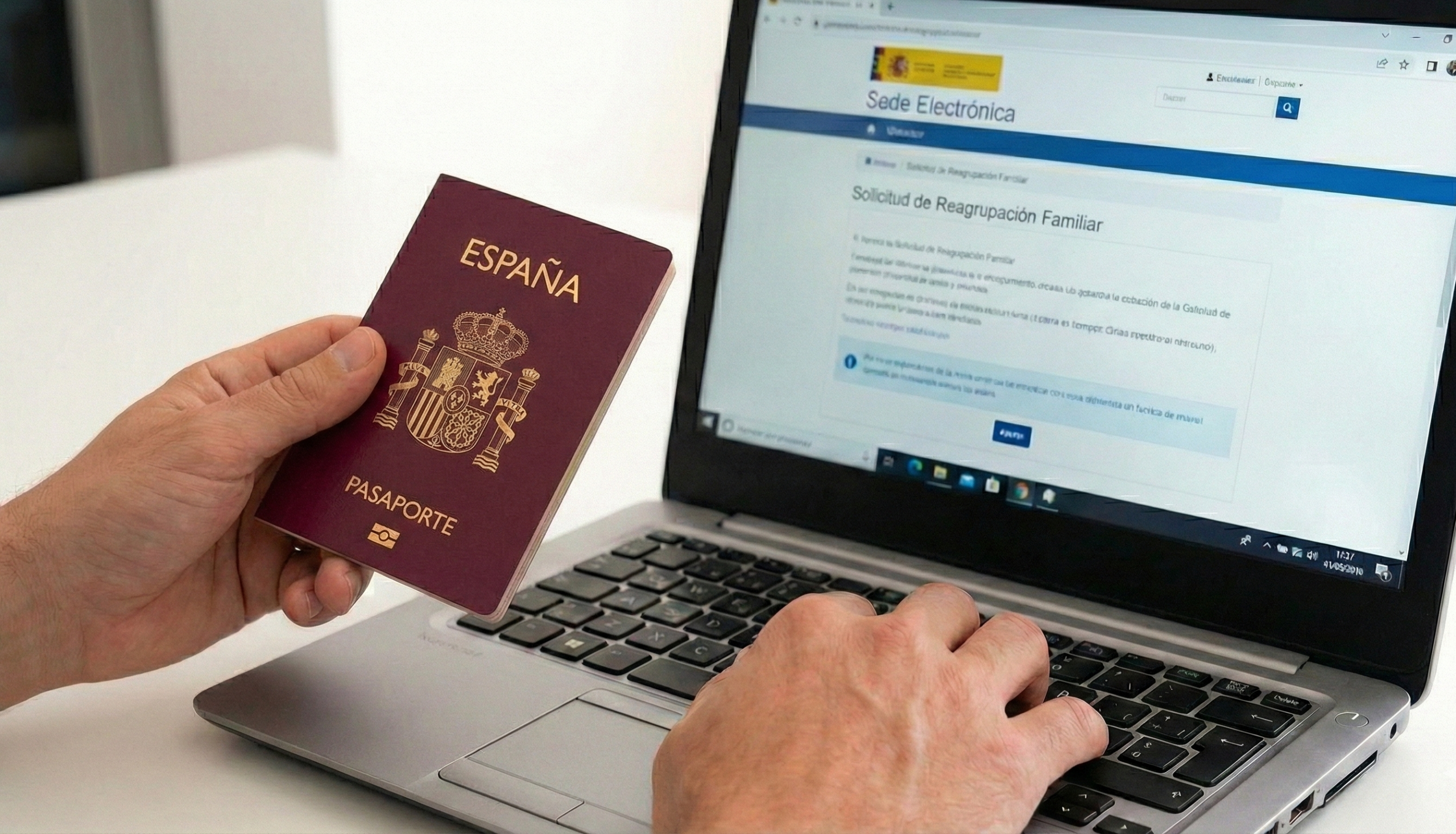 Solicitud telemática residencia familiares ciudadanos españoles Sevilla